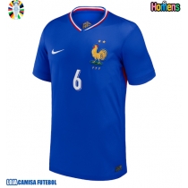 Camisa de Futebol França Eduardo Camavinga #6 Equipamento Principal Europeu 2024 Manga Curta